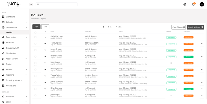 24/7 Guest Inquiry Support